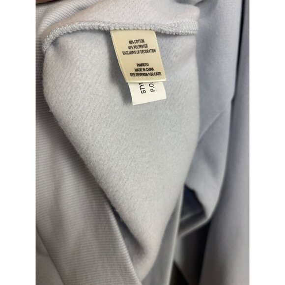 Self Esteem Juniors Women's Star Power Cozy Fleece Lined Sweatshirt Blue XL NWT - Picture 7 of 8